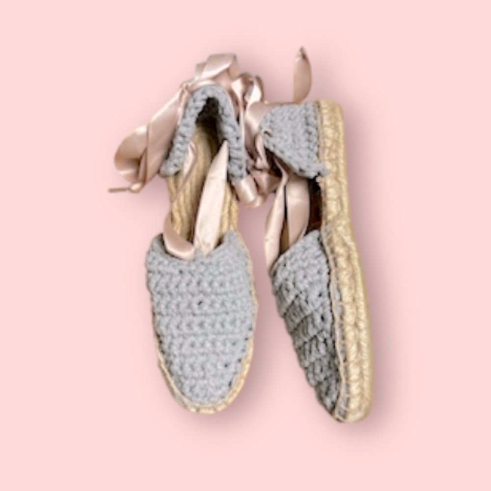 Couso Main Crochet Espadrilles Size 39